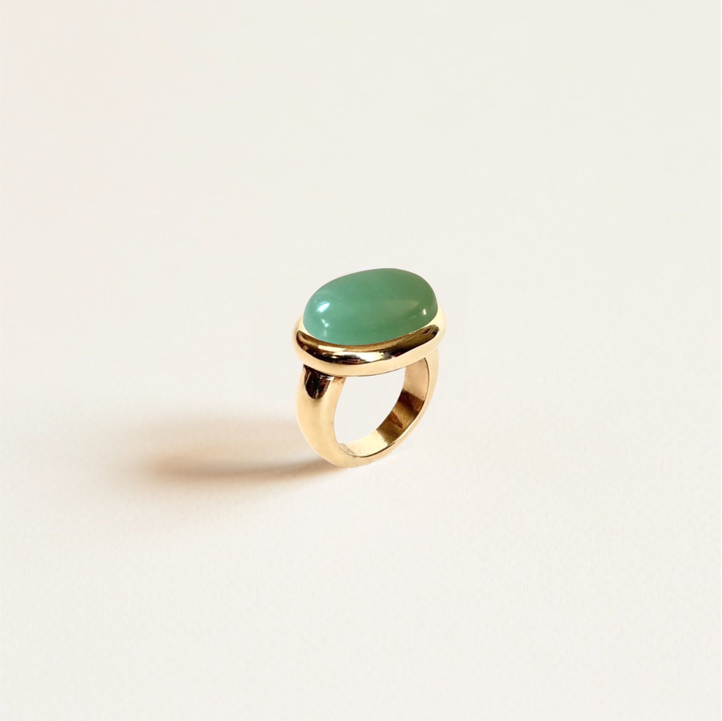 Ona Aventurine Ring Handmade Semi Precious Stone H l ne Prime